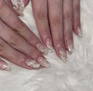 ネイル 🩶韓国/ワンホン myu🩶のネイルデザイン