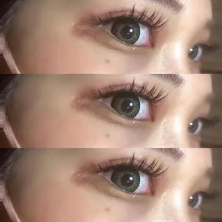 ロング カラー パーマ ヘアアレンジ メンズ キッズ マツエク・マツパ アイブロウ apopi's所属・真夜中のまつ毛 APOPI'Sのマツエク・マツパデザイン