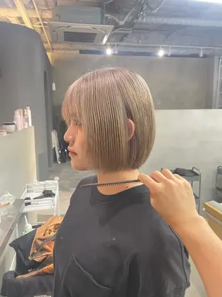 ショート qulim所属・qulim【クリム】 /ハイトーン/海音のヘアスタイル