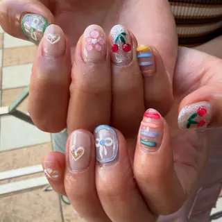 ネイル YUKIMO🍎名駅 /ニュアンスのネイルデザイン