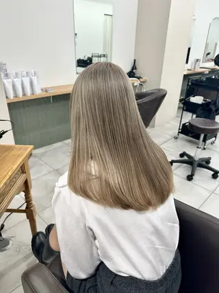 セミロング カラー ブリーチなし/レイヤ ー特化🌈Tommyのヘアスタイル