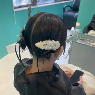 ショート ヘアアレンジ mana/メンズ/ ヘアセット/ブリーチのヘアスタイル