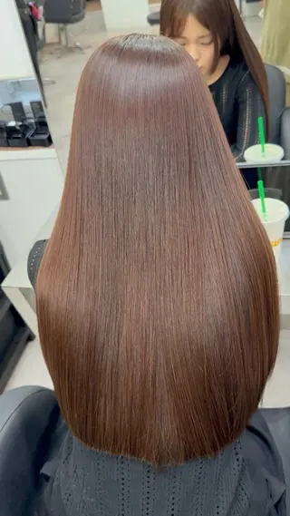 ロング カラー ヘアアレンジ ⭐️柏木皇気ブリーチ ムラ修正/他店直しのヘアスタイル