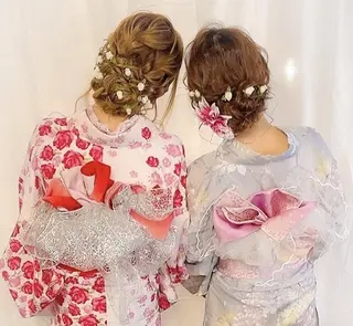 ロング ヘアアレンジ Rarely  beautyのヘアスタイル