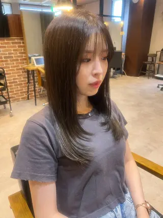 ミディアム カラー 透明感◎ / 艶髪 / 森田のヘアスタイル