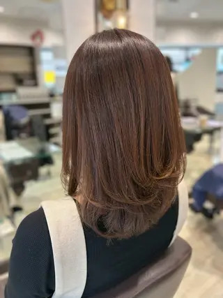 ミディアム カラー 南雲 美紗のヘアスタイル