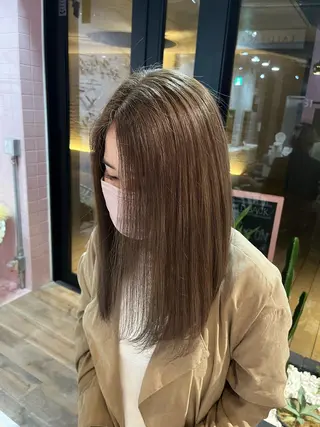 カラー 艶感透明感カラー🤍 hinaのヘアスタイル