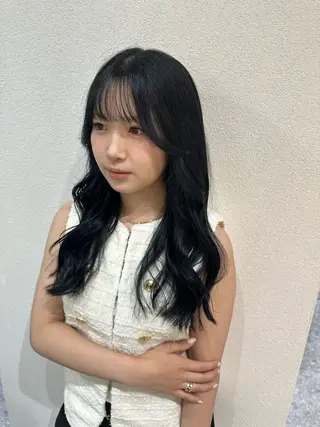 セミロング カラー 🪞個室サロン/韓国 艶髪/keito🪞のヘアスタイル