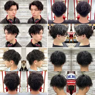 ショート パーマ メンズ "PEPPU "所属・🌈推し色派手髪 ハイトーンShinのヘアスタイル