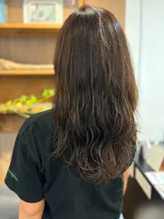 ロング カラー ふじた/透明感カラー レイヤーカットのヘアスタイル