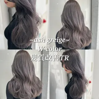 セミロング カラー 🌿透明感赤み消し Keishin🌿のヘアスタイル