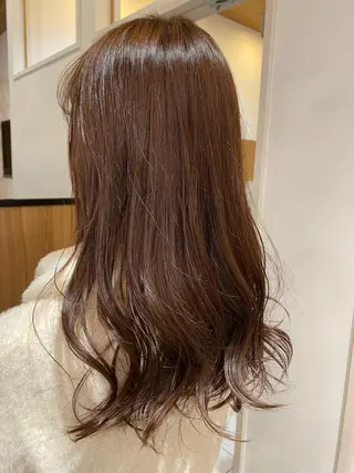 セミロング カラー 門崎未依/レイヤー/ メンズカット🪿🌼のヘアスタイル