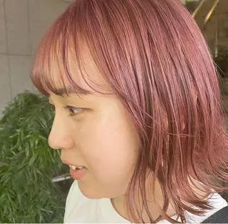 セミロング カラー タカノ ノゾミのヘアスタイル