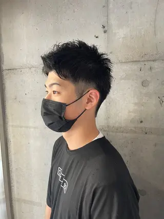 メンズ フリーランスシェアサロンルレイル所属・心斎橋/メンズ /ルレイル/地形真希のヘアスタイル