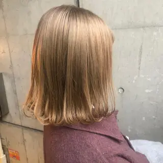 セミロング カラー ユナ🌙 nailのネイルデザイン