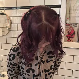 ミディアム ミユウ/ ニュアンスカラーのヘアスタイル