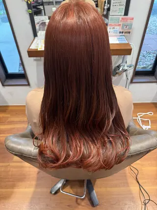 ロング 透明感×深み オリーブ🌿‬NAOのヘアスタイル