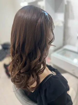 ロング ヘアセット/金山 佐野 妃都美のヘアスタイル