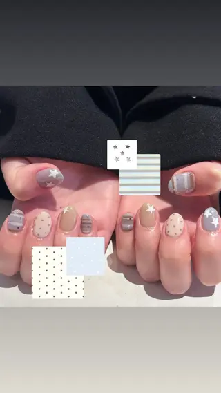 ネイル 石川 萌香のネイルデザイン