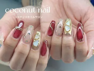 ネイル 神田 ココナッツのネイルデザイン