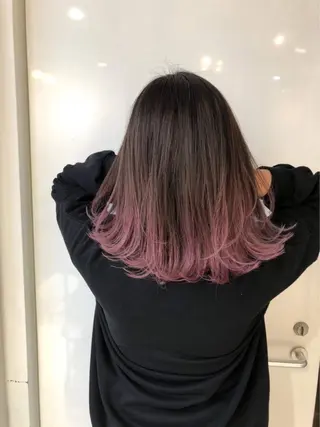 セミロング 坂田 洋介のヘアスタイル