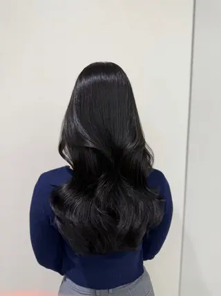 ロング カラー 期間限定リタッチ 完全無料/佐々木夏泉のヘアスタイル