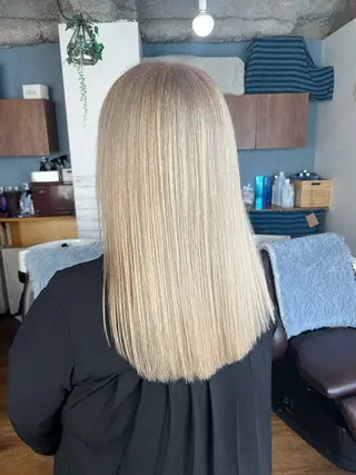 ロング 似合わせ/ブリーチ/ 髪質改善/ミクෆ‪のヘアスタイル