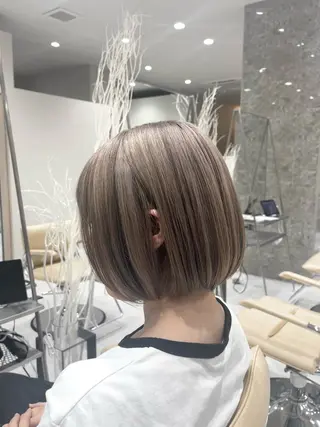 ショート カラー バレイヤージュ/ヘア アレンジ/shionのヘアスタイル