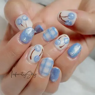 ネイル infinity skyのネイルデザイン