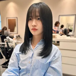 セミロング Sayu🤍ktwo -nagoyaのヘアスタイル