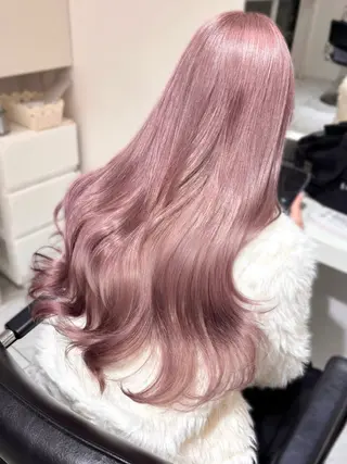 ロング カラー 盛れる顔周り🤍渋谷 Risa🎀のヘアスタイル