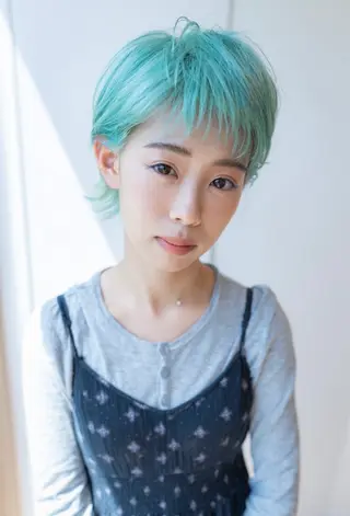 ショート カラー 似合わせカット🫧 /パーマRINAのヘアスタイル