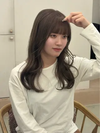 ロング カラー NIKO/名古屋/ 伏見/花屋併設のヘアスタイル