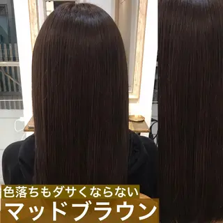 セミロング カラー Natural所属・小柳 公邦のヘアスタイル