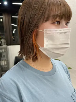 カラー ブリーチダブルカラー 【koide】のヘアスタイル