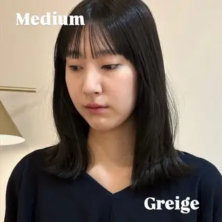 ミディアム 似合わせ/ベージュ /レイヤー/りほ🤍のヘアスタイル