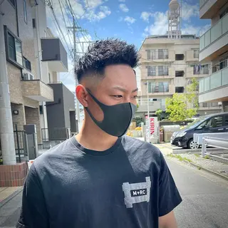 ショート パーマ ヘアアレンジ Men's  hair salon PLAISIR所属・【店長】小山 泰生のヘアスタイル