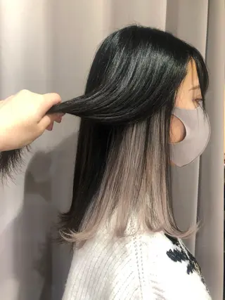 セミロング 🦋美髪／エクステ 🦋アベイクミのヘアスタイル