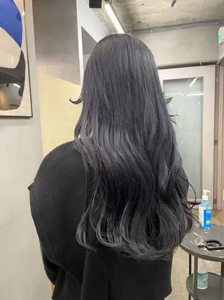 ロング カラー 周りと差のつくハイト ーン🥣AZUKIのヘアスタイル