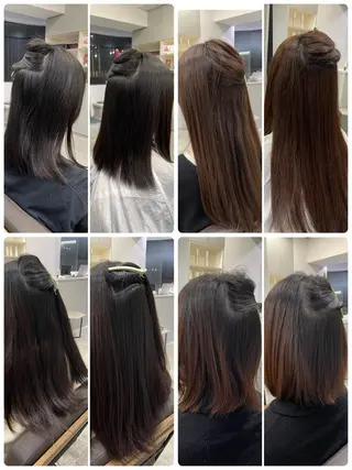 ロング 絶対綺麗な暖色カラー 🎯あります✨増渕✨のヘアスタイル