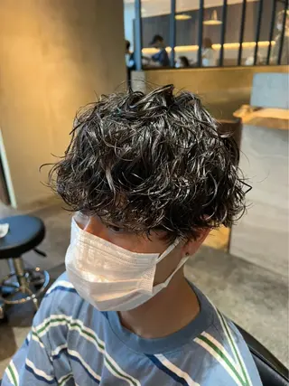 ショート パーマ メンズ 渋谷/メンズ特化/ 女子ウケ/FUKAのヘアスタイル
