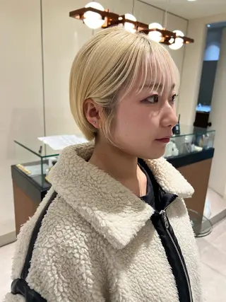 ショート yiye青山店所属・無料カットモデル /yuukaのヘアスタイル