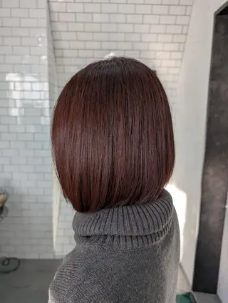 ショート カラー 紙屋町/legare 🌈山村　麻美のヘアスタイル