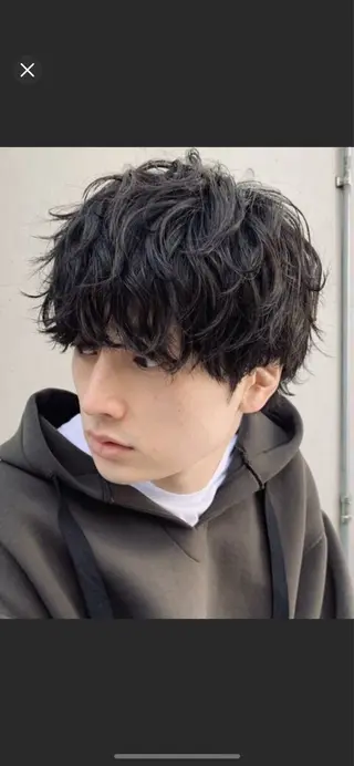 パーマ 🌀ソヘル/シャドウ ✨/メンズパーマ/栄のヘアスタイル