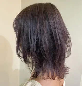 ミディアム カラー パーマ ヘアアレンジ メンズ キッズ ネイル マツエク・マツパ 🌈デザインヘア職人 Kaede🌈のヘアスタイル