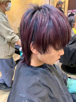 ショート カラー メンズ and Art おのでらじんのヘアスタイル