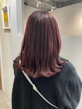 ミディアム カラー uyu所属・♡kyoka /  uyu♡のヘアスタイル