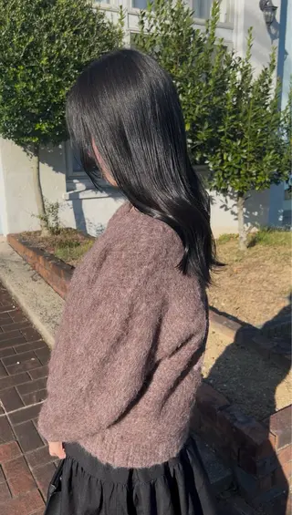 ロング 都築 奈未のヘアスタイル