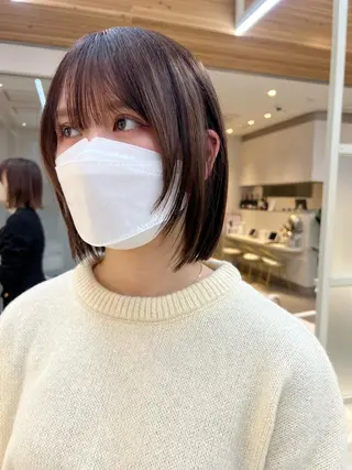 ショート カラー レイヤー専門家 ダブルカラー修のヘアスタイル