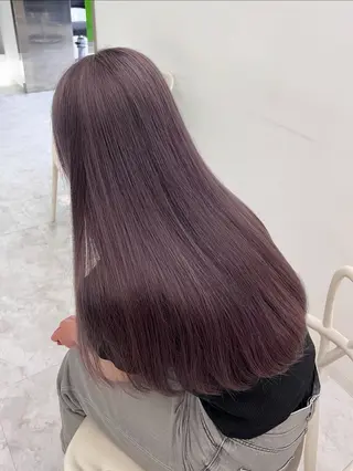 カラー 透ける透明感カラー 🤍anju🎀のヘアスタイル